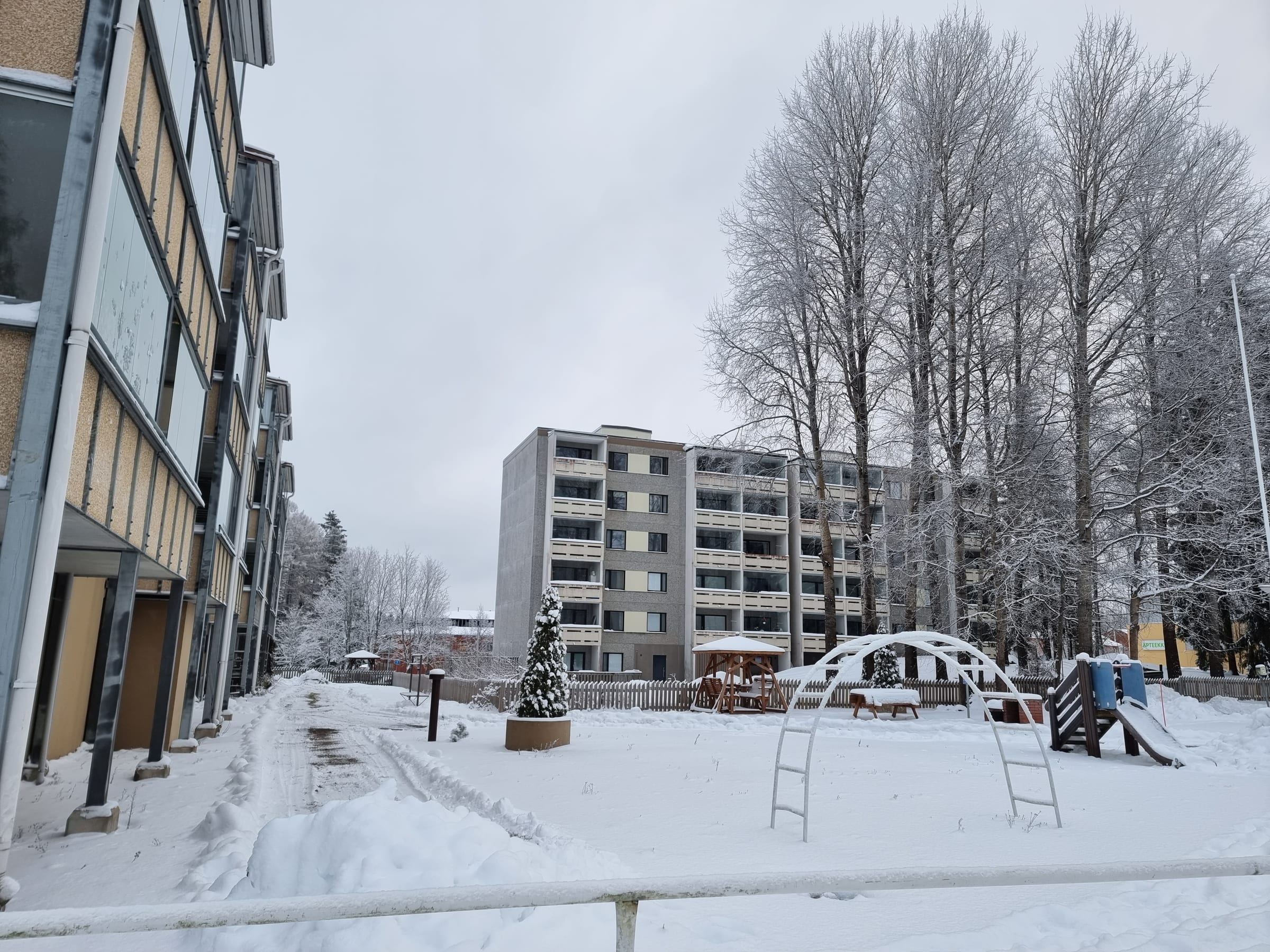 Asuinkerrostaloja Skinnarilassa Lappeenrannassa