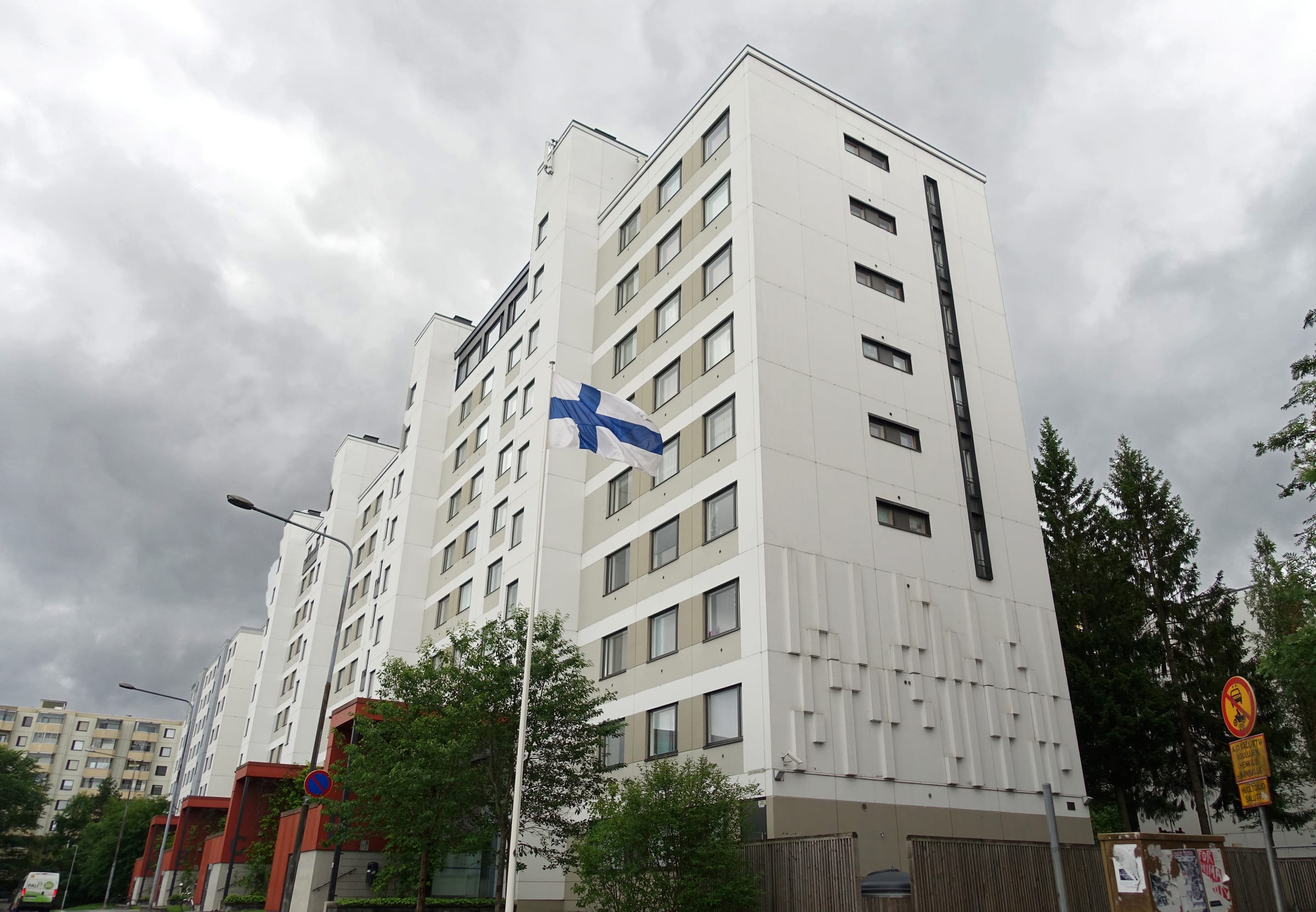 Asuinkerrostalo Atomikadulla Hervannassa Tampereella